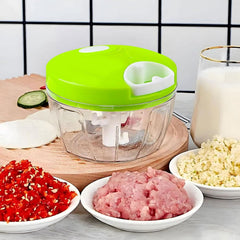 Manual Vegetable Chopper with Pull Cord