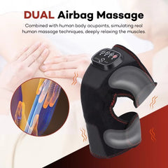 Wireless Heated Knee Massager with Air Pressure Compression