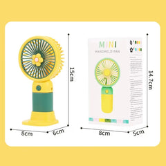 Portable Rechargeable Mini Table Fan for Home & Office